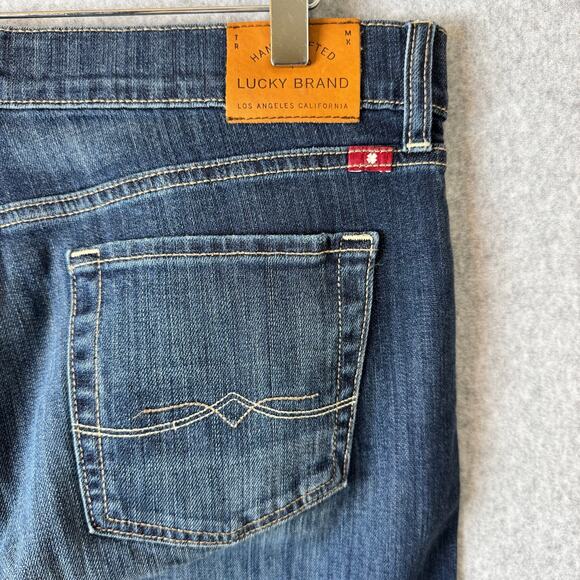 Lucky Brand Jeans Sienna Cigarette Womens Size 10 Distressed Boho Y2K Grunge - Picture 6 of 16